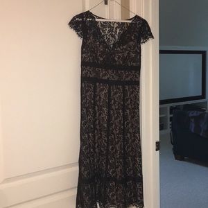 Black lace dress